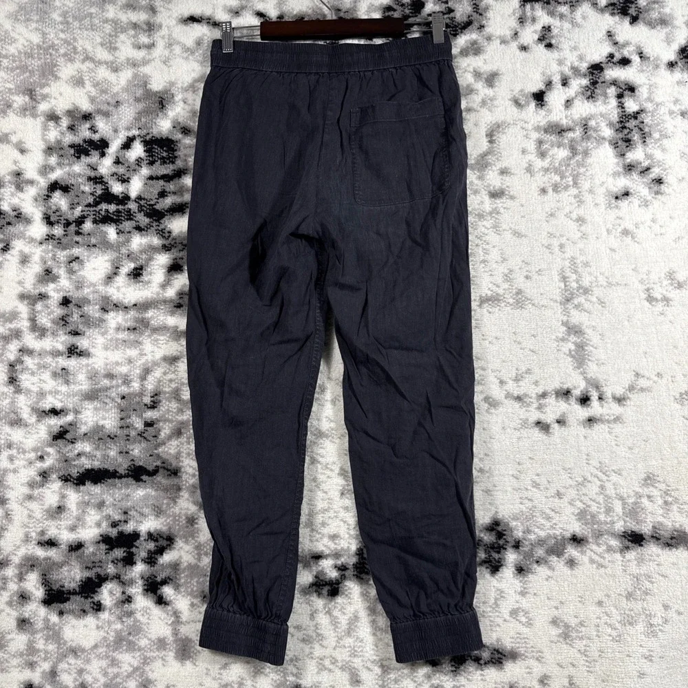 Theory Womens Jogger Pants Size 4 Black Drawstring Elastic Waist‎ Casual